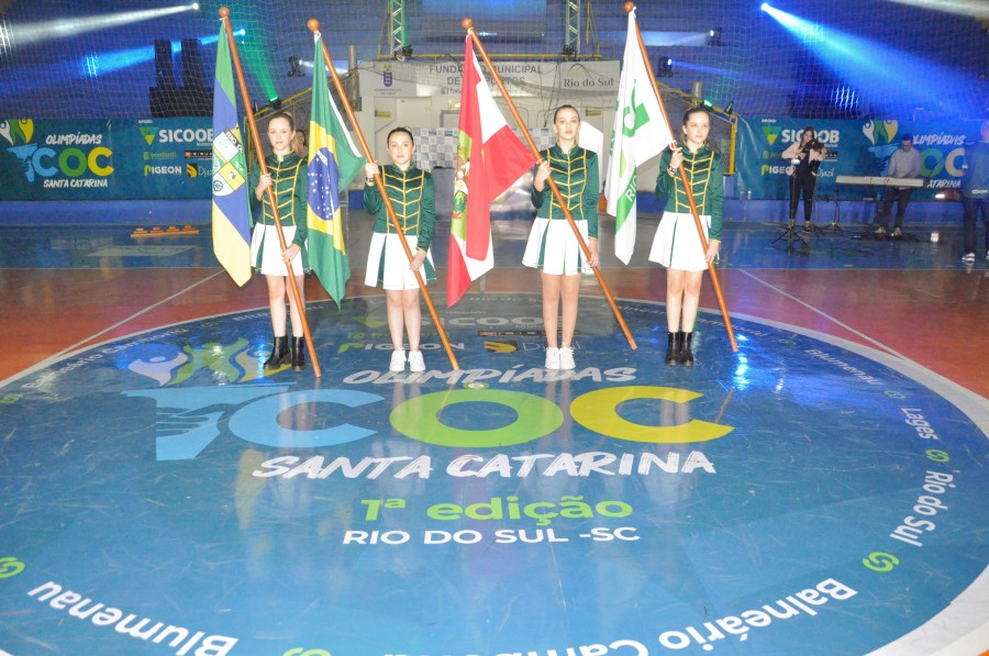 Abertura oficial das Olimpadas COC encanta alunos e pais